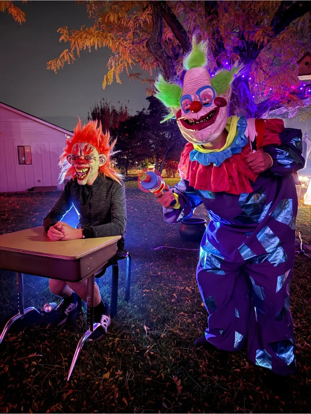 Killer Klowns from Outer Space Jumbo Costume + Mask Adult L/XL